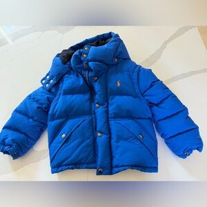 Polo by Ralph Lauren Royal Blue Kids Puffer Jacket